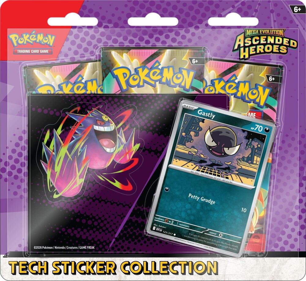 Pokemon TCG Ascended Heroes Tech Sticker Collection