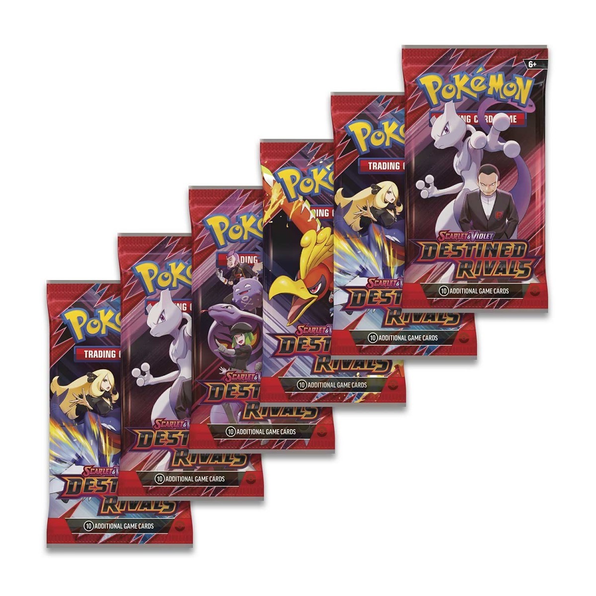 Pokemon Destined Rivals Booster Bundle (6 Packs)