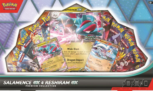 Pokemon TCG Salamence ex & Reshiram ex Premium Collection