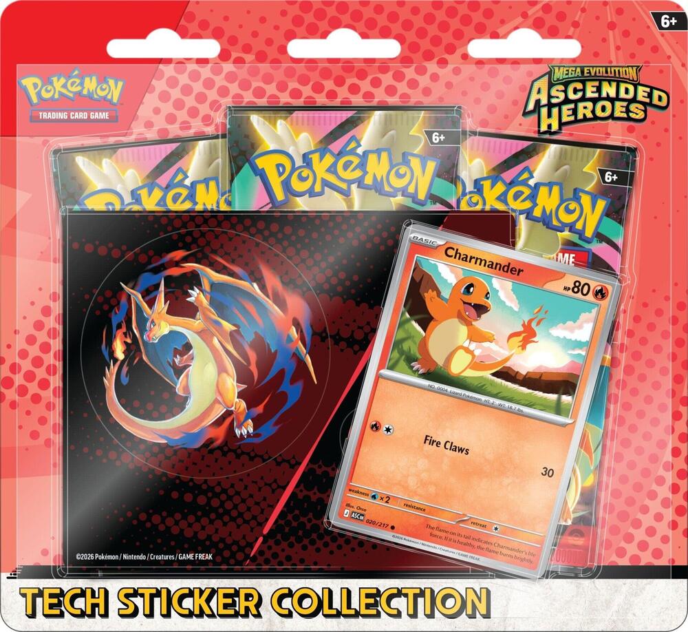 Pokemon TCG Ascended Heroes Tech Sticker Collection