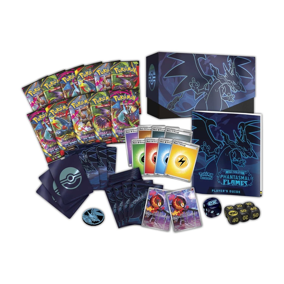 Pokemon TCG Mega Evolution-Phantasmal Flames Pokemon Center Elite Trainer Box