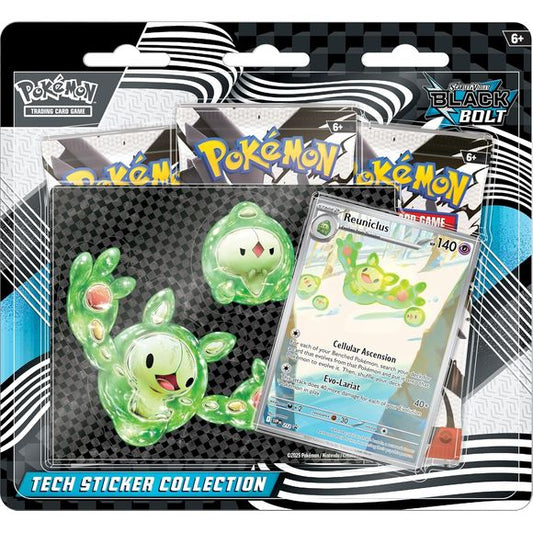 Pokemon TCG Black Bolt Tech Sticker Collection