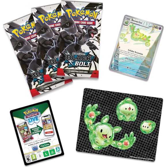 Pokemon TCG Black Bolt Tech Sticker Collection