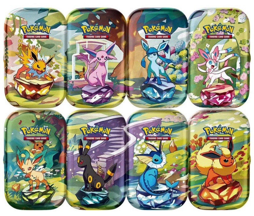 Prismatic Evolutions Mini Tin (Random ART)